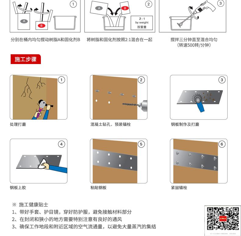 包钢衡阳粘钢加固施工过程